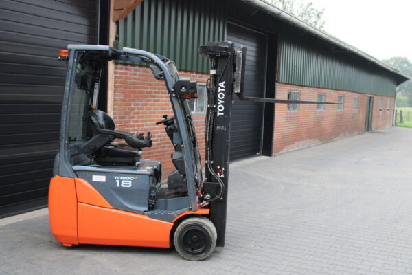 Toyota 8fbekt18 heftruck elektrische triplex sideshift 6498 uur - Afbeelding 2