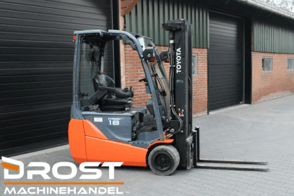 Toyota 8fbekt18 heftruck elektrische triplex sideshift 6498 uur