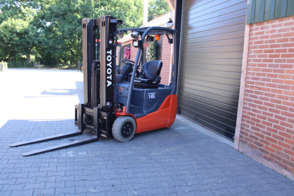 Toyota 8fbe16 heftruck elektrische nieuwe accu triplex sideshift - Afbeelding 8