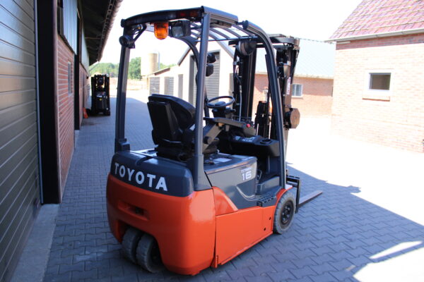 Toyota 8fbe16 heftruck elektrische nieuwe accu triplex sideshift - Afbeelding 4