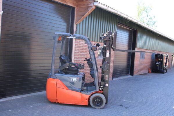 Toyota 8fbe16 heftruck elektrische nieuwe accu triplex sideshift - Afbeelding 3