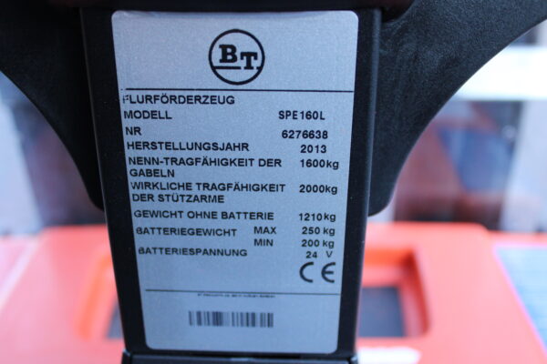 Toyota SPE160L stapelaar elektrische triplex accubj 2025 - Afbeelding 13