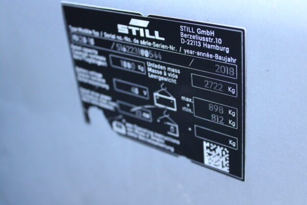 Still RX20 18 heftruck elektrische triplex sideshift lepelverstelling - Afbeelding 12