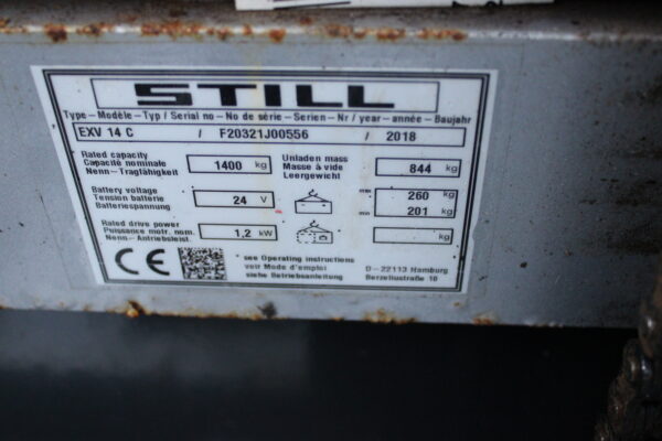 Still exv14c stapelaar elektrische accubj 2022 - Afbeelding 10