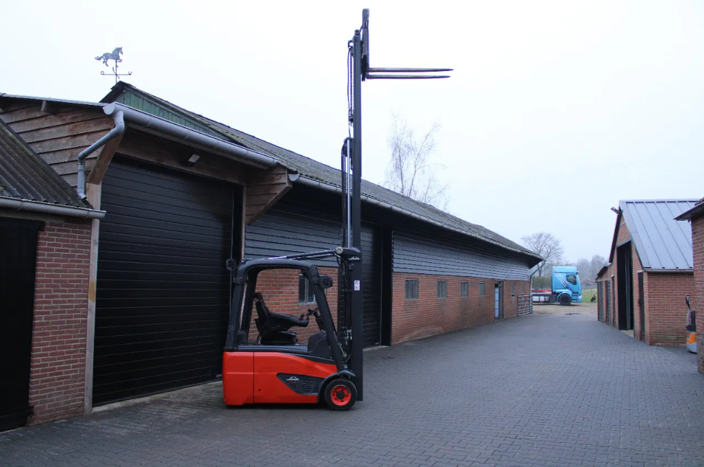 Linde E16 heftruck elektrische triplex sideshift lepelverstelling - Afbeelding 7