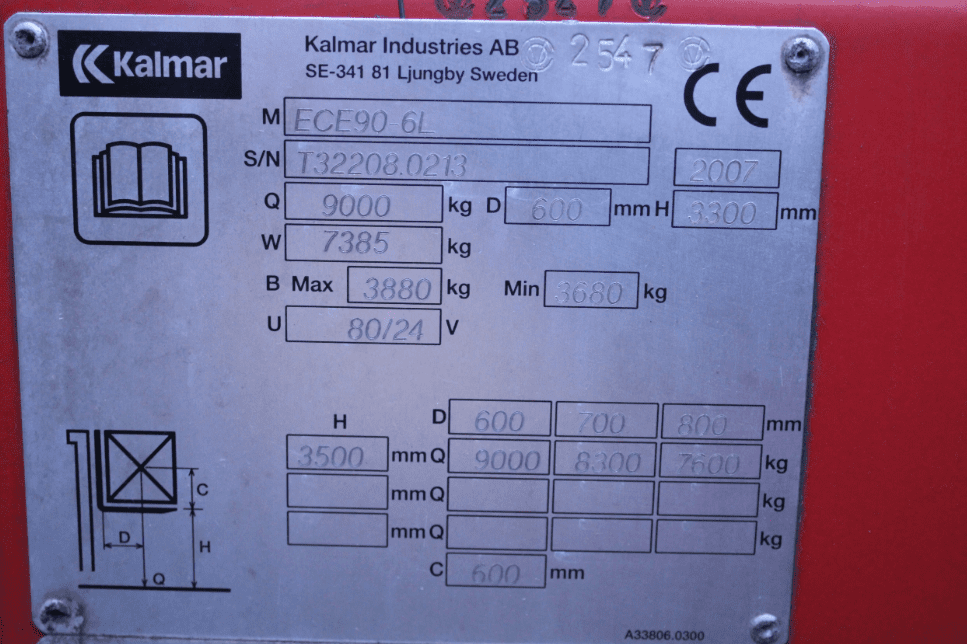 Kalmar ECE90-6L heftruck elektrische - Afbeelding 19
